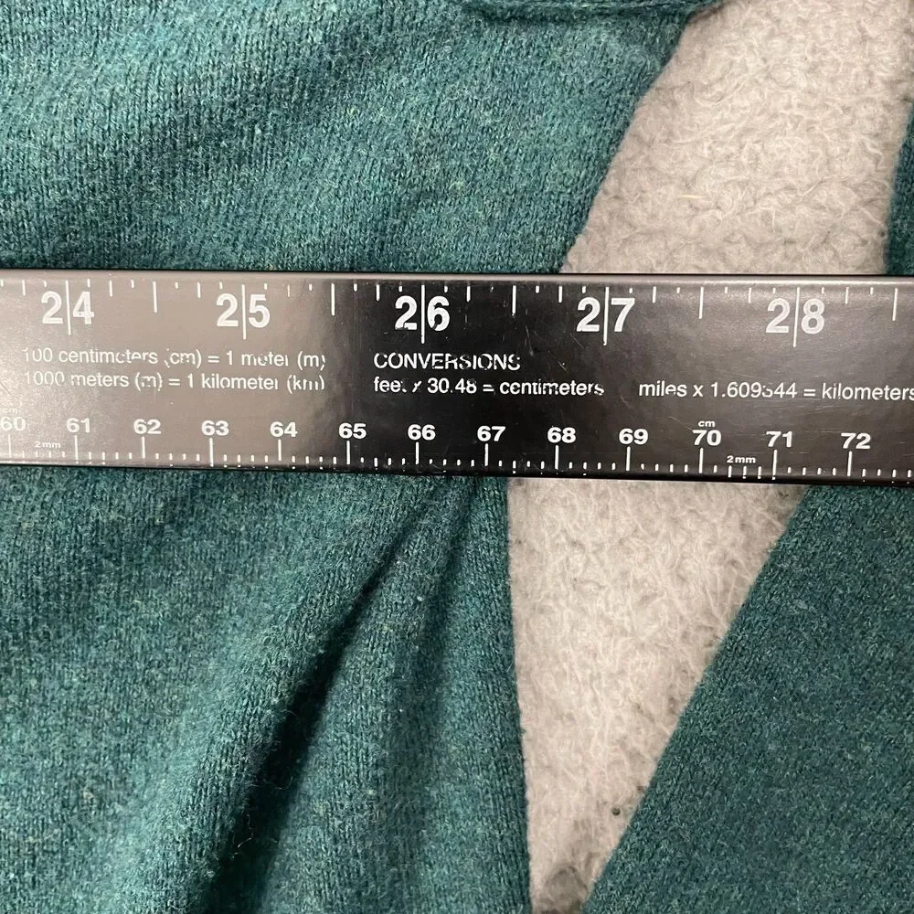 Hawker Rye Cotton Cashmere Sweater Men 3XL Hunter Green Preppy Pullover